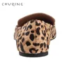 Gai klänning kvinnors avslappnade platta loafers kvinnor mode chuqing varumärke leopard skor trend andan och bekväm 231110