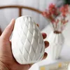 Vases White Small Ceramic Flower Vase Decoration For Home Decor Dried Flowers Vases Living Room Decoration Bedroom New Year's Decor P230411