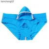 Underpants Open Front Pouch Hole Hollow Out Briefs Men Sexy Lingerie Mens Underwear Briefs Tanga Underpants W0412