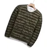 Heren Down Super Light Duck Matte Fabric Lichtgewicht jas Warm Windscheper Parka Coat Plus plus