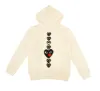 Hoodies Men Men Com des Garcons يلعب Sweatshirt Cdg أسود متعدد القلب zip udie xl العلامة التجارية الأسود الجديد b8nt#