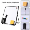 Whiteboards 30X25cm Magnetic Kids Whiteboard Dry Wipe Board Frame Mini Drawing White board Small Hanging Erase Boards With Pen 230412