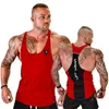 Herrtankstoppar kroppsbyggande män gymträning fitness ärmlös skjorta manlig sommar bomull undertröja casual singlet Vest varumärke kläder 230412