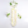 Flores decorativas 4 PCs Flores artificiais Hawaiian Capta de grinalda floral Garland de quatro peças Garland