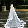 Bridal Véils Véu Ivory Bordado Acessórios para Cabelos Capace