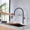 Torneiras de pia do banheiro moderna multifuncional 304 torneira de aço inoxidável pull-down mistura de cozinha