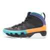 Jumpman 9 chaussures de basket-ball pour hommes 9s Fire Red Gym Chile Light Olive Concord Particle Grey University Blue Gold Bred Patent baskets pour hommes baskets de sports de plein air