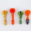 Y264/Y267 COLOR COLOR Rura palenia Około 4,6/4,1 cala Tobacco Spoon Bowl Dab Rig Glash Rury 4 style