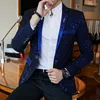 Herrenanzüge 2023 Spring Party Prom Blazer Shinny Yarn Anzug Mantel Herren Slim Fit Business Dress Jacket Formelle Jacken