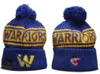 Golden States Warriors Beanies Beanie Cap Wol Warm Sport Geknipt hoed Basketbal Noord -Amerikaans team Striped Sideline USA College POM HATS MEN MEN Women A12