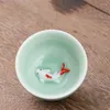 TeAware Setleri Orha Seyahat Çay Seti Seramik Mini Gongfu Teapot Infuser Piknik Hediyesi için 3 Çay Farı ile Taşınabilir Gaiwan (CIAN)