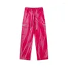 Pantalons pour hommes 2023 American Retro Pantalons à jambes larges Lâche High Street Harajuku Style Straight Tie-Dyes Papa Slacks Mâle Vêtements décontractés