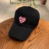 Boll Caps 2023 Ny mode koreansk kärleksbrev broderad kvinnor baseball cap casual fotografi bomull par hip hop unisex hatt p230412