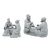 Garden Decorations 2 Pcs Old Couple Ornaments Mini Terrarium Sandstone Craft Home Desktop Decor Landscape Man Prop Zen