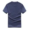 Tシャツ夏のソリッドボーイズアンドガールズコットンTシャツファッション通気性OネックTシャツ230412