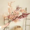 竹の葉の長い枝の人工葉シルクフラワーアパートの飾る結婚式の農家の家の装飾偽の植物柳装飾2973