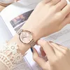 Armbandsur Biden Luxury Women Armband Quartz Watches For Magnetic Watch Ladies Dress Pink Dial Wrist Clock Relogio Feminino