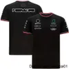 T-shirts pour hommes 2021 Saison d'été F1 Formule 1 Racing T-shirt à manches courtes Sports T-shirt à col rond avec la même personnalisation 4123