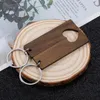 Dog Tag 10pcs Blank Wooden Couples Keychain Boyfriend Girlfriend Keyring Husband Anniversary Valentine Day Gift Pinky Promise Women Men