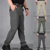 Pantaloni da uomo Pantaloni commerciali da uomo estate tattico esercito impermeabile ad asciugatura rapida pantaloni multi tasca lavoro da uomo da jogging città militare pendolarismo 5XL 230412