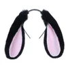 Party Hats Lovely Hair Hoop Plush Long Rabbit Ears Headdress Hairband Headband Cosplay Hair Accessories for Birthday Party A109