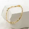 Chaîne Bracelet de perle rempli d'or 14K