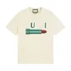 ss Tees Высококачественная мужская футболка из чистого хлопка женская футболка дизайнерский хлопковый топ с плюшевым мишкой повседневная рубашка одежда модная футболка с узором
