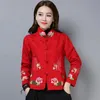 Ethnische Kleidung Cheongsam Damen Plus Size Tops Mäntel 2023 Sommermode Baumwollmischung Jacquard Splicing Tang Kostüm Chinese Qipao Shirts W