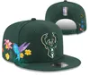 Bucks Ball Caps 2023-24 unisexe mode coton casquette de baseball chapeau snapback hommes femmes chapeau de soleil broderie printemps casquette d'été en gros a5