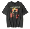 DT2060 maglietta classica di design estiva manica corta vintage Maglietta da uomo Disturbed tee abbigliamento da uomo