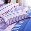 Bedding Sets Simple Home Textile Quilt Cover Soft Skin-Friendly King Blue 4pcs Girl Boy Pillowcases Flat Sheets Comforter