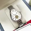 Dameskijk Twee pincode Twee pin groot vliegwiel Mechanisch horloge saffier spiegel koude zilveren witte slangenkop unieke persoonlijkheid diamanten wijzerplaat luxe horloge