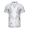 Men Designer Shirts Summer Shoort Sleeve Casual Shirts Fashion Loose Polos Beach Style Breathable Tshirts Tees ClothingQ73