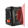 Mini niveau laser rotatif 360 croix auto-nivelante ligne horizontale verticale support magnétique à faisceau rouge vert détecteur USB Ncxww