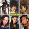 Perucas de cabelo dreadlocks brasileiros 100 fios humanos tranças de crochê Loc 04 cm Bundles de traidores kinky Microlocks Wholesale 230412