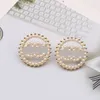 Lüks 18K Altın Kaplama Tasarımcı Saplama Zarif Kadınlar İçin Küpe Çift Mektup Tasarımcıları Camellia Takı Düğün Festivali Partisi Hediye 20 Style