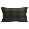 Poduszka bawełniana pościel piękna zielona krańca rzut obudowa dekoracyjna poduszka dostosuj prezent wysokiej jakości na sofę /dekorę