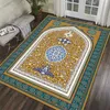 Carpet Light Luxury Church Worship Carpet Muslim Ramadan Prayer Mat Home Kneeling Nonslip Rugs Islam Prayer Outdoor Pilgrimage Mats Z0411