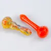 Y264/Y267 COLOR COLOR Rura palenia Około 4,6/4,1 cala Tobacco Spoon Bowl Dab Rig Glash Rury 4 style