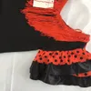 Abiti da ragazza Le ragazze vestono il bellissimo costume da ballerina di flamenco spagnolo per bambini April Sevilla Performances Dance Outfit 230412