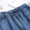 Women's Jeans Woman Summer High Waist Clothes Wide Leg Denim Clothing Blue Streetwear Vintage Quality 2023 Fashion Thin Straight Pants