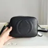 Schwarze Kameratasche Round Handtasche Frau Luxurys Designer -Tasche Schlinge Sattle Bag Sattel Crossbody Umhängetasche Mann Mann