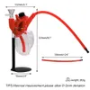 Hookahs YHSWE Silicone Heart Shape Hookah Glass Bong with Stand Holder Smoking Pipe Dab Rig