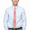弓をネクタイしているトロピカルサンセットネックピンクとオレンジ色のかわいい面白い襟のデザインレジャー品質ネクタイアクセサリー