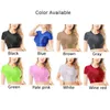 Women's T Shirts Sexy Oil Shiny Crop Tops Sports Swimwear T-shirt Tee Tight Workout Clothing Clubwear Fitness Glossy Female