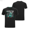 Herr T-shirts F1 T-shirts Formel 1 Lewis Hamilton Team Racing Car 3D-tryck Män Kvinnor Mode T-shirt med o-ringad överdimensionerad T-shirt Barn T-shirts Toppar Jersey 3M412