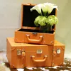 can custom Make Up Bags Wash Box Case Cosmetic Beauty Lady Trunk Shoulder Crossbody Bag for Women Fashion Chains Purse Genuine Leather drawer orange furniture