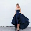 Niestandardowa kolorowa sukienka na studniówkę A-line Krótki z przodu Kobiety Kobiety Formalne suknia imprezowa Vestido de Formatura tania suknia balowa