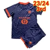 espnsport 23 24 Lille Kids Kit Camisas de futebol Fonte Bamba J.DAVID CABELLA A. OUNAS ANGEL Home Away 3rd Camisas de futebol Uniformes de manga curta