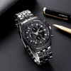 Janela de calendário Mens Luxo Relógio Gold Watches Automático Relógio de pulso de 41 mm de aço inoxidável Sapphire Crystal Montre de Luxe Business Wristwatches